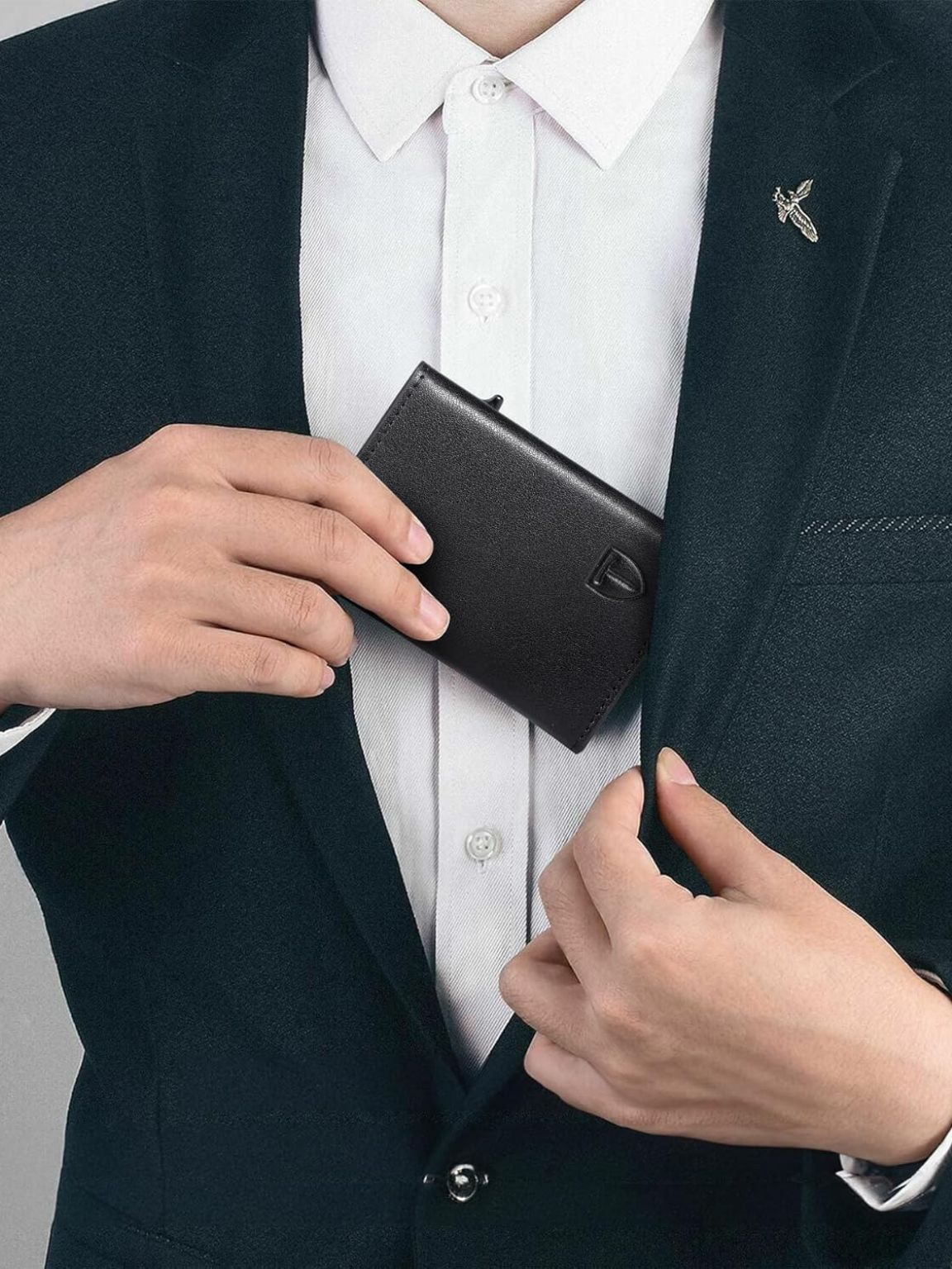 Portacarte in Pelle con Protezione RFID