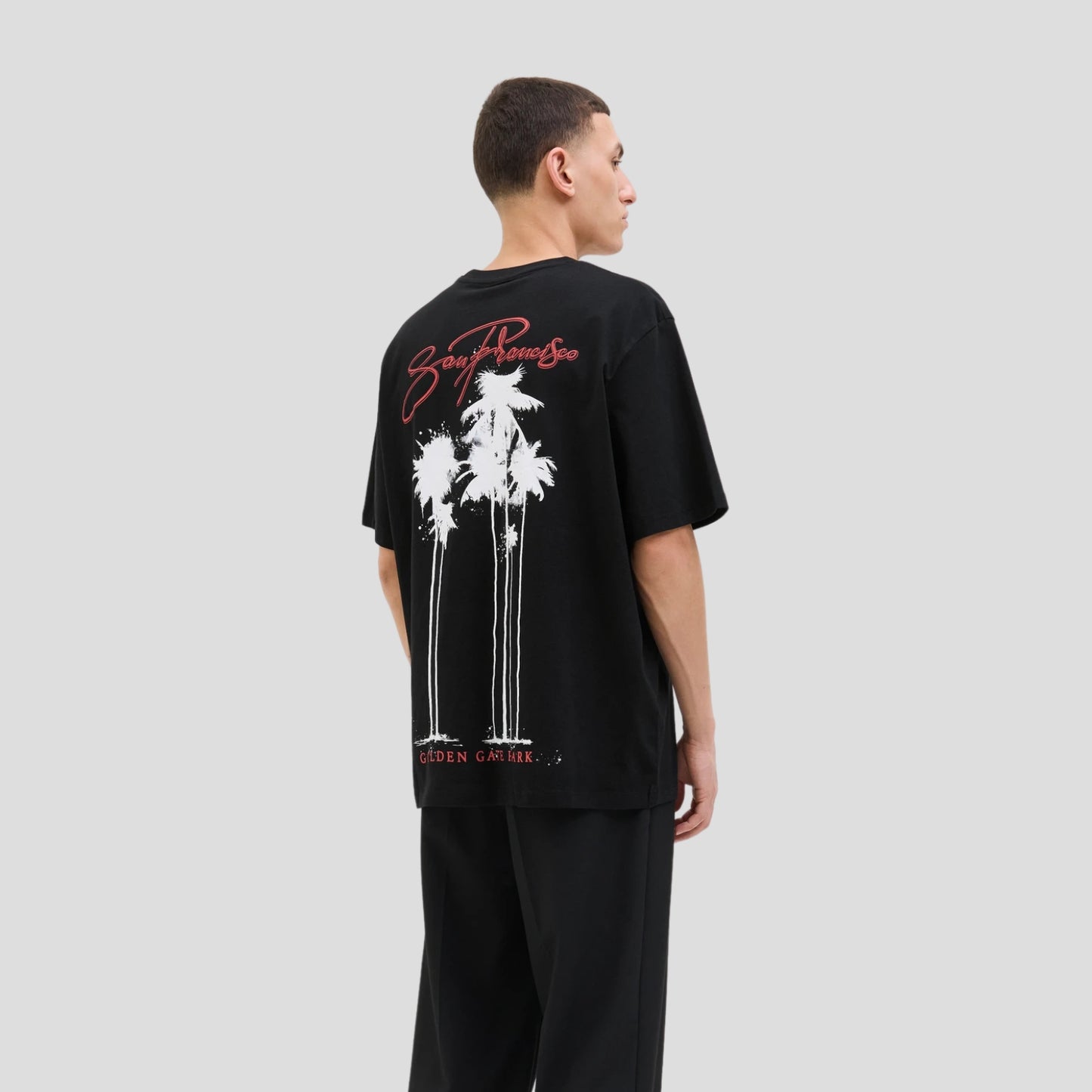 T-shirt Stampa sul retro Paricollo