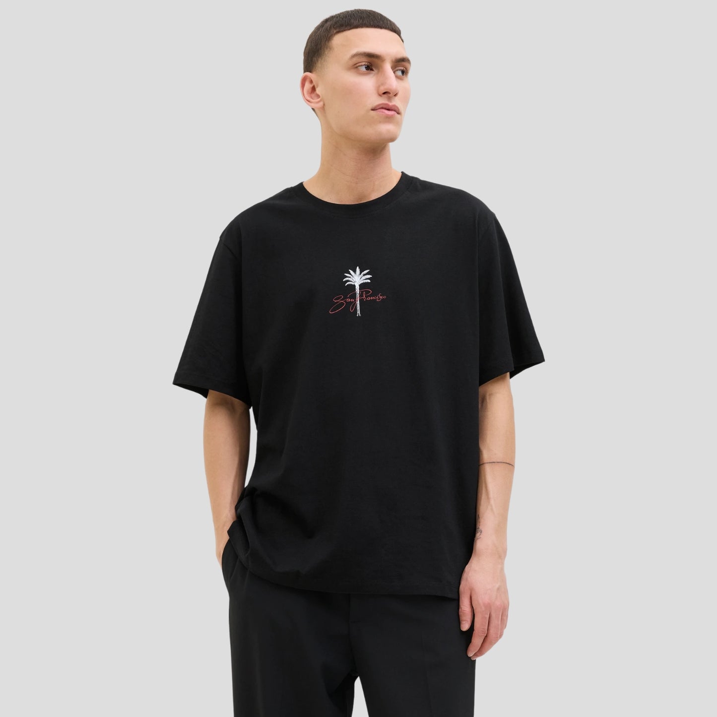 T-shirt Stampa sul retro Paricollo