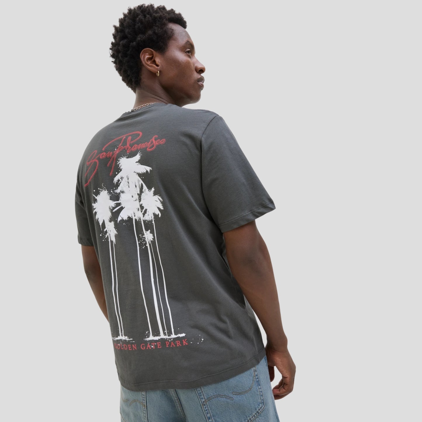 T-shirt Stampa sul retro Paricollo