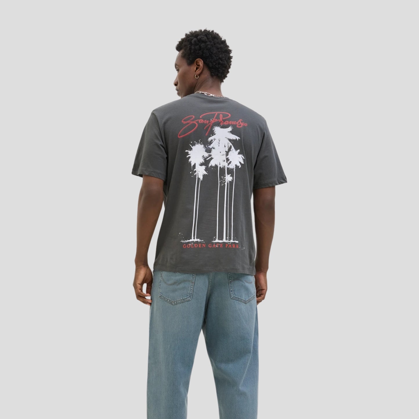T-shirt Stampa sul retro Paricollo