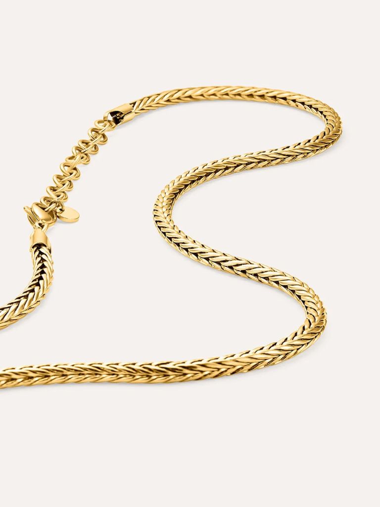 Collana Acciaio Gold