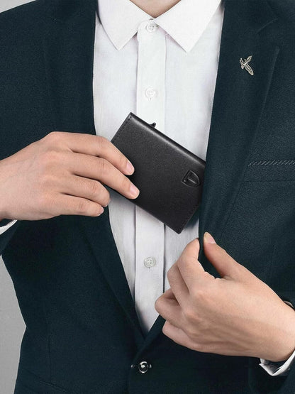 Portacarte in Pelle con Protezione RFID