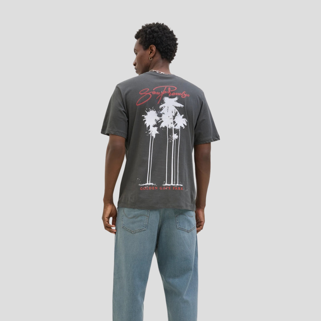 T-shirt Stampa sul retro Paricollo