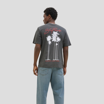 T-shirt Stampa sul retro Paricollo