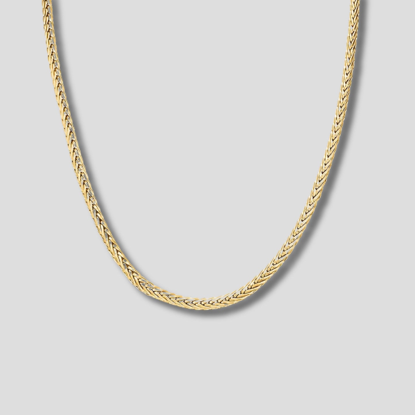 Collana Man Code Acciaio Dorato