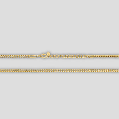 Collana Man Code Acciaio Dorato